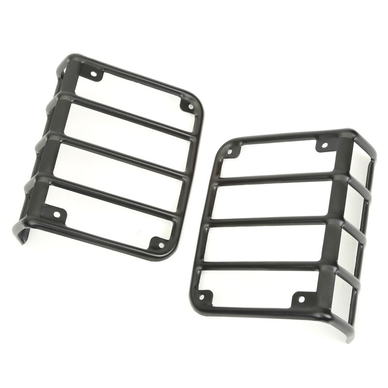 Rugged Ridge Jeep Wrangler Textured Black Tail Light Euro Guards