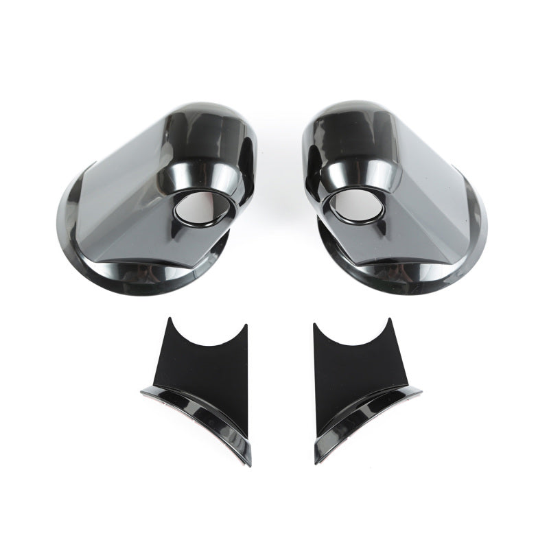 Rugged Ridge Mirror Arm Covers Black Paintable Jeep Wrangler JK