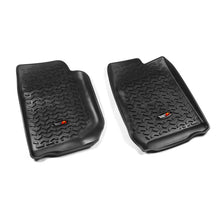 Load image into Gallery viewer, Rugged Ridge Floor Liner Front Black Jeep Wrangler Unlimited JK 4 Dr
