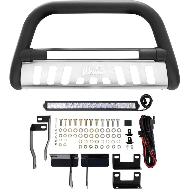 Westin 2009+ Dodge/Ram 1500 (Excl. Rebel model) Ultimate LED Bull Bar - Textured Black
