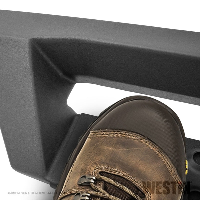 Westin 19+ Ford Ranger SuperCab Drop Nerf Step Bars - Textured Black