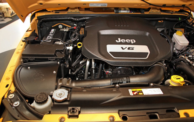 K&N 71 Series Performance Intake Kit for Jeep Wrangler 3.6L V6 (CARB Approved)
