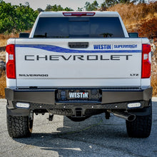 Load image into Gallery viewer, Westin 19+ Chevy Silverado 1500 HDX Bandit Rear Bumper - Black