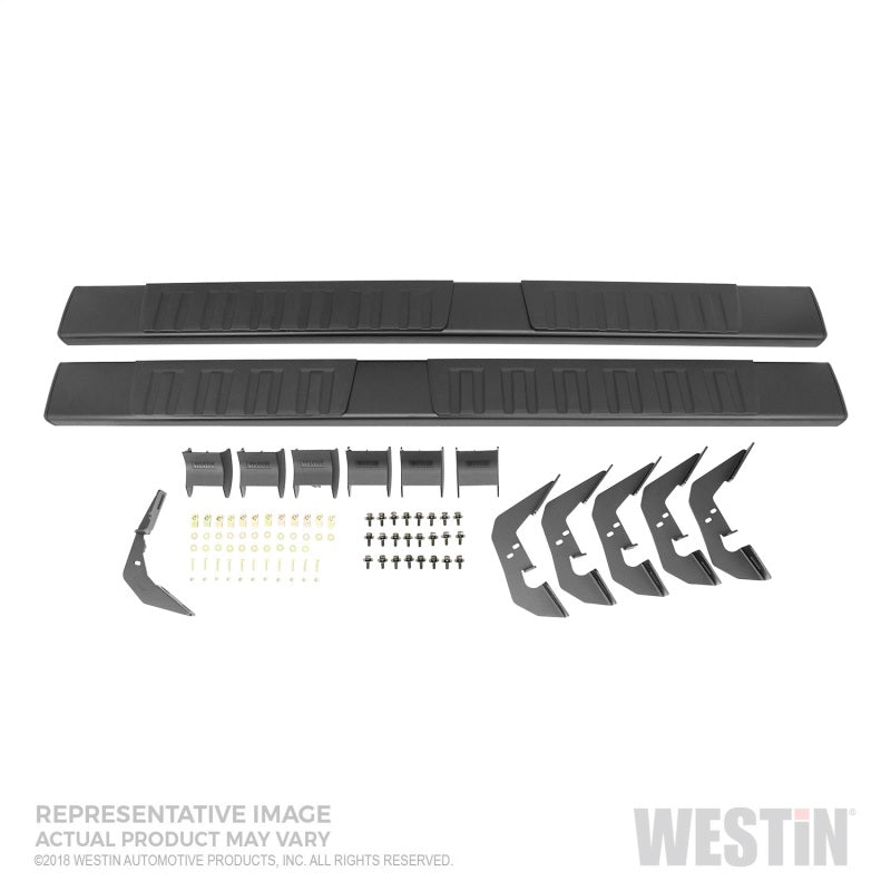 Westin Ford SuperCab R7 Nerf Step Bars - Black