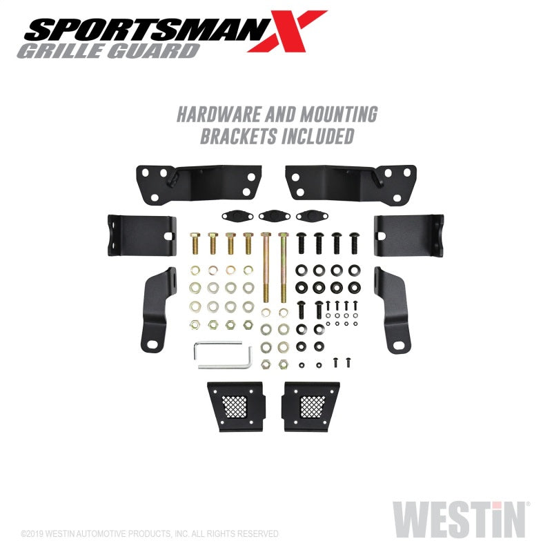 Westin 16+ Chevy Silverado 1500 Sportsman X Grille Guard - Textured Black