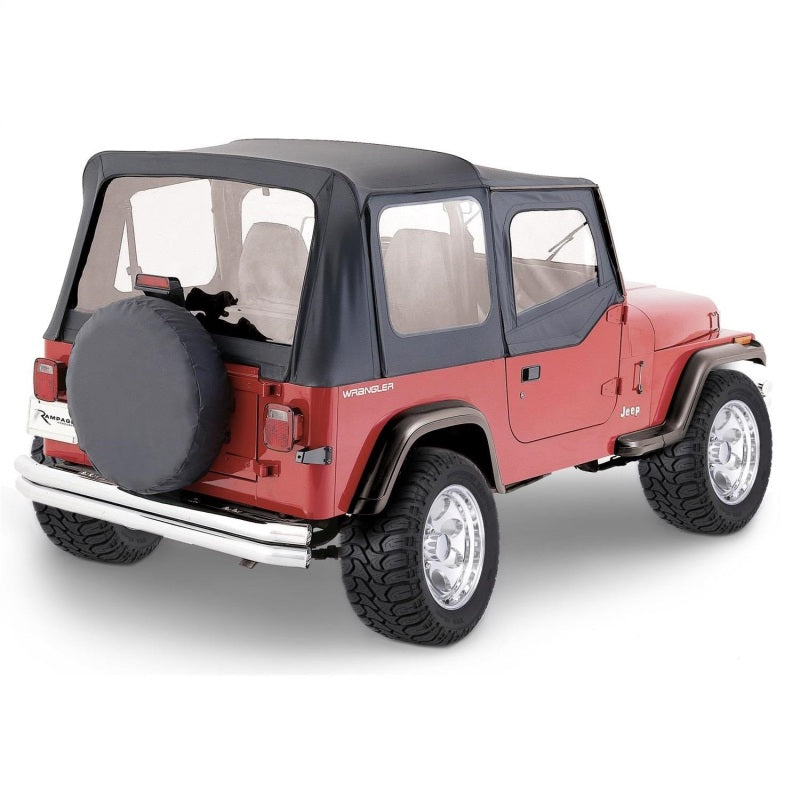 Rampage Jeep CJ5 Complete Top - Black Denim