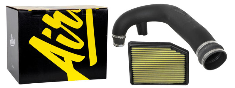 Airaid 19+ Chevrolet Silverado 1500 L4-2.7L Jr Intake Kit - Oiled / Yellow Media