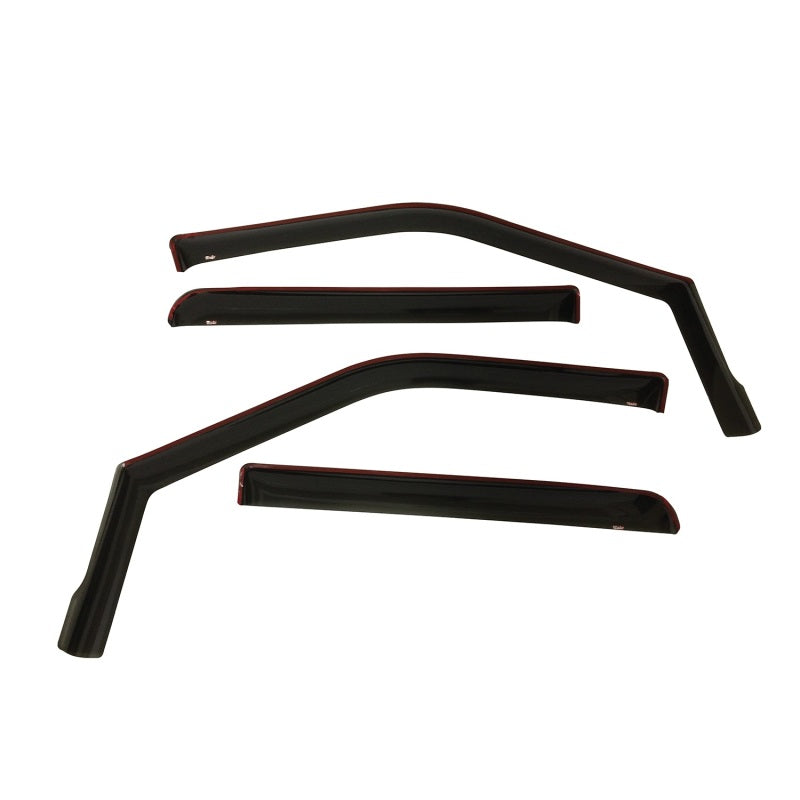 Westin Ford F-150 SuperCrew Wade In-Channel Wind Deflector 4pc - Smoke