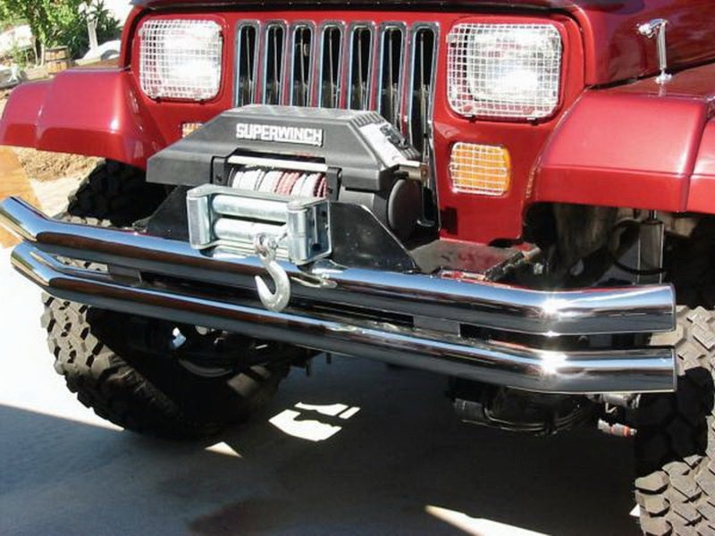 Rampage Jeep CJ5 Double Tube Bumper - Stainless