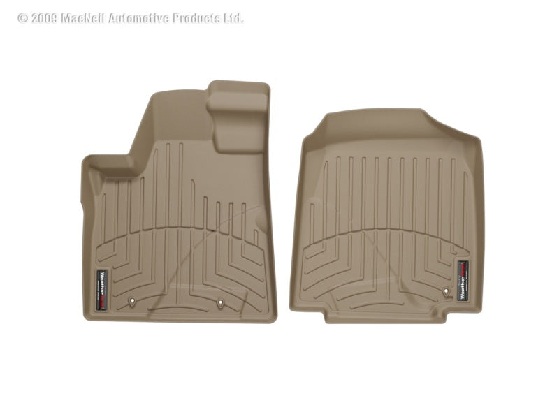 WeatherTech Honda Pilot Front FloorLiner - Tan