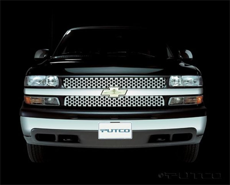 Putco Chevrolet Silverado LD Punch Stainless Steel Grilles