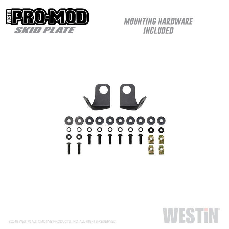 Westin 15+ Chevrolet Silverado 2500/3500 Pro-Mod Skid Plate - Textured Black