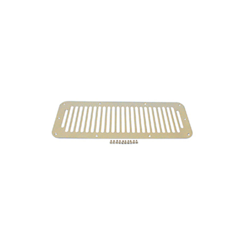 Rugged Ridge Jeep CJ / Jeep Wrangler Stainless Steel Cowl Vent Cover