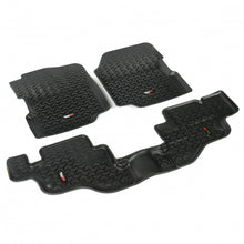 Load image into Gallery viewer, Rugged Ridge Floor Liner Front/Rear Black Jeep CJ-7 / Jeep Wrangler / YJ
