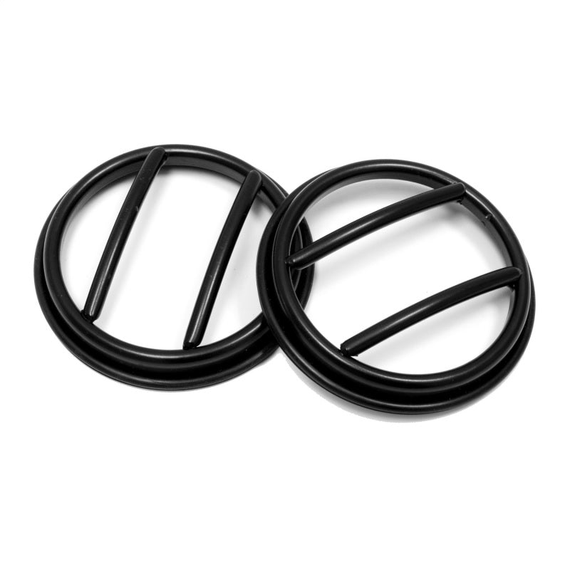 Rugged Ridge Jeep Wrangler JK Black Fog Light Euro Guards