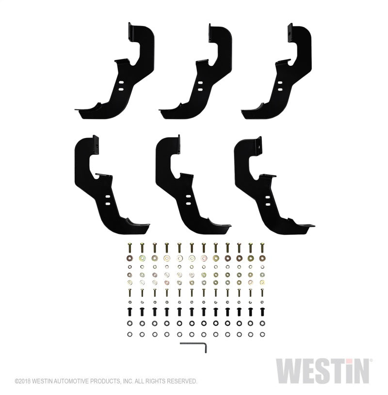 Westin Chevrolet Silverado/Sierra 1500 Crew Cab Non LD PRO TRAXX 5 Oval Nerf Step Bars - SS
