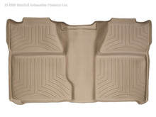 Load image into Gallery viewer, WeatherTech Chevrolet Silverado Crew Cab Rear FloorLiner - Tan