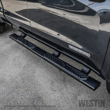Load image into Gallery viewer, Westin 19+ Chevrolet Silverado 1500 DC R5 Nerf Step Bars - Blk