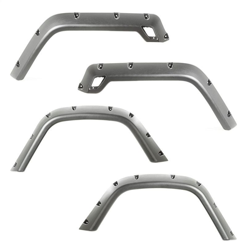 Rugged Ridge 4-Piece Fender Flare Kit Jeep Wrangler