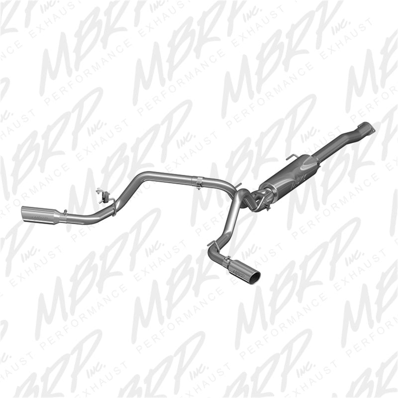MBRP Toyota Tacoma 3.5L EC/CC Cat Back Dual Split Exit Alum Exhaust