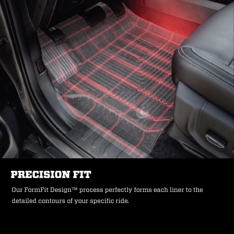 Husky Liners 2019+ Dodge Ram 1500 Quad Cab WeatherBeater 2nd Seat Black Floor Liners
