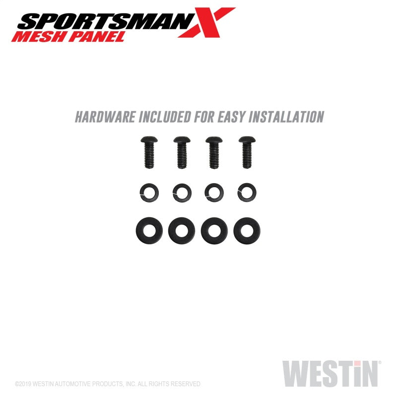 Westin 2005+ Chevrolet/Nissan/Toyota Sportsman X Mesh Panel (Textured Black)