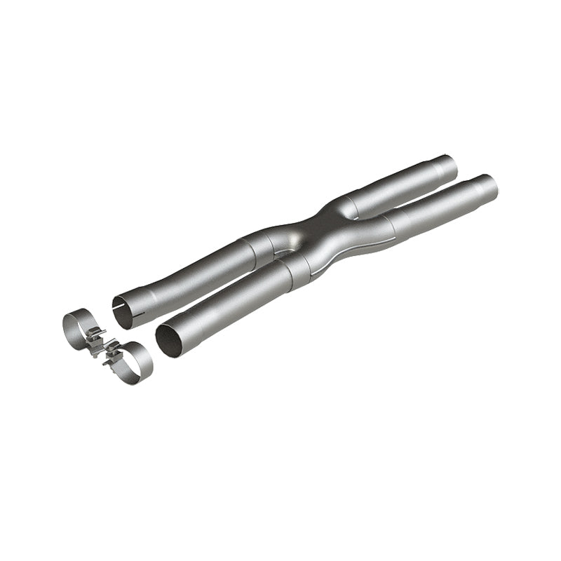 MBRP Ford Mustang GT 2.5in Resonator Delete X-Pipe - AL
