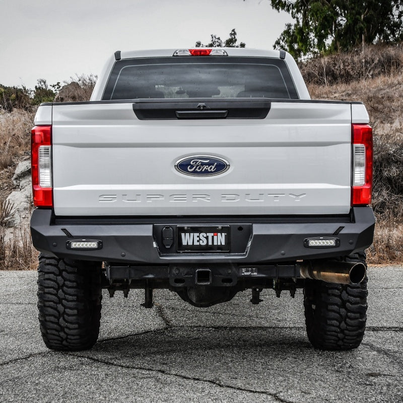 Westin 17+ Ford F-250/350 Pro-Series Rear Bumper - Textured Black