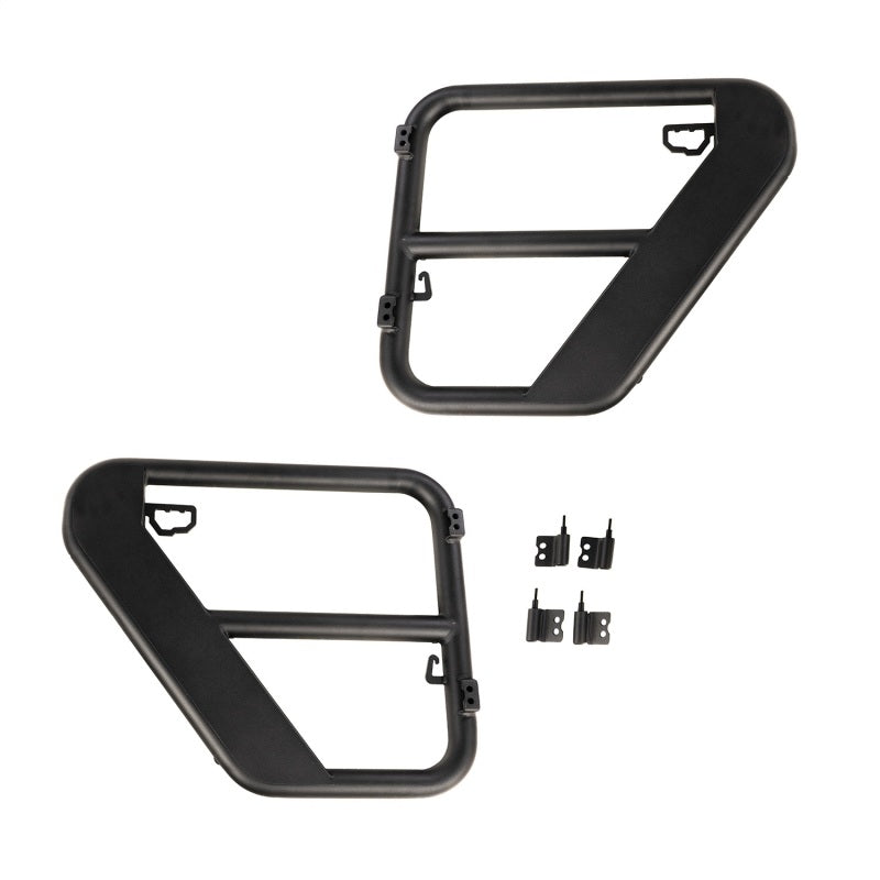Rugged Ridge Fortis Tube Doors Rear Jeep Wrangler JK 4-Dr
