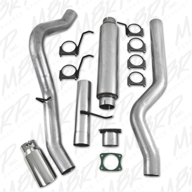 MBRP Chev/GMC 2500/3500 Duramax EC/CC Cat Back Single Side