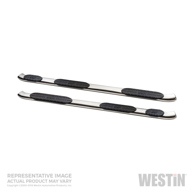 Westin Ford F-250/350/450/550 Crew (8 ft) PRO TRAXX 5 WTW Oval Nerf Step Bars - SS