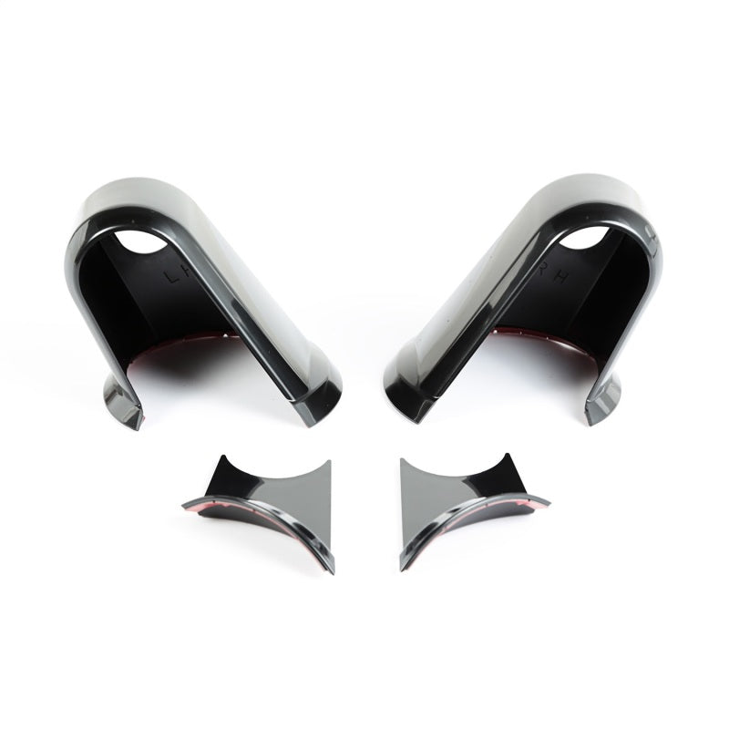 Rugged Ridge Mirror Arm Covers Black Paintable Jeep Wrangler JK