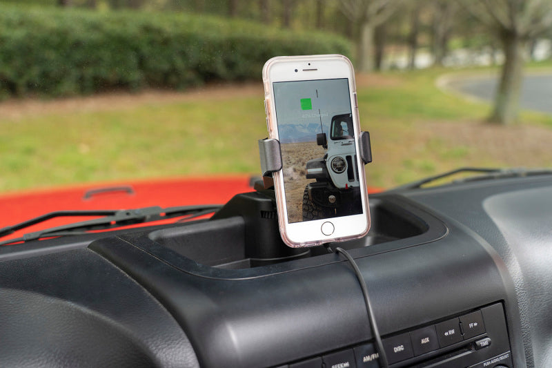 Rugged Ridge Dash Multi-Mount Charging Phone Kit JK