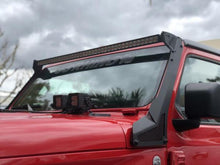 Load image into Gallery viewer, Go Rhino Jeep Wrangler JL/JLU/Gladiator JT XE Windshield Light Bar Mount - 50in Single Row