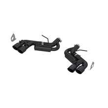Load image into Gallery viewer, MBRP Chevy Camaro V8 6.2L 6spd 3in Black Race Dual Axle Back w/ 4.5in Quad Dual Wall Tips