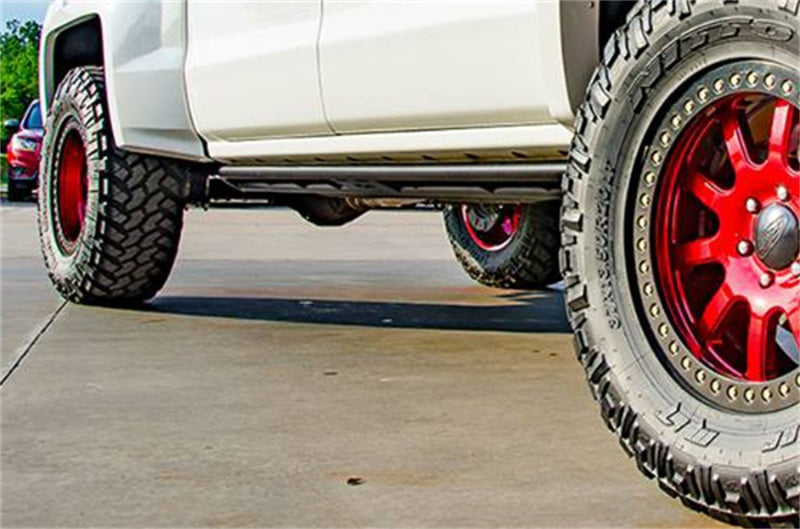 N-Fab RKR Rails 15-23 GMC - Chevy Canyon/Colorado Crew Cab - Tex. Black - 1.75in