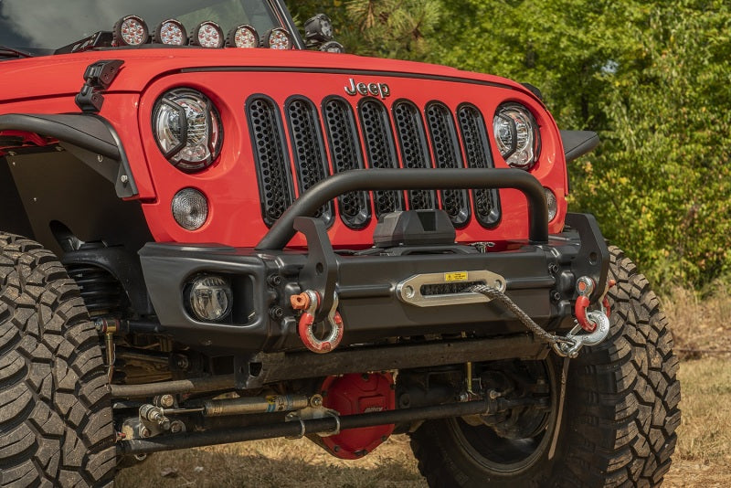 Rugged Ridge Arcus Front Bumper Set W/ Overrider Jeep Wrangler JK