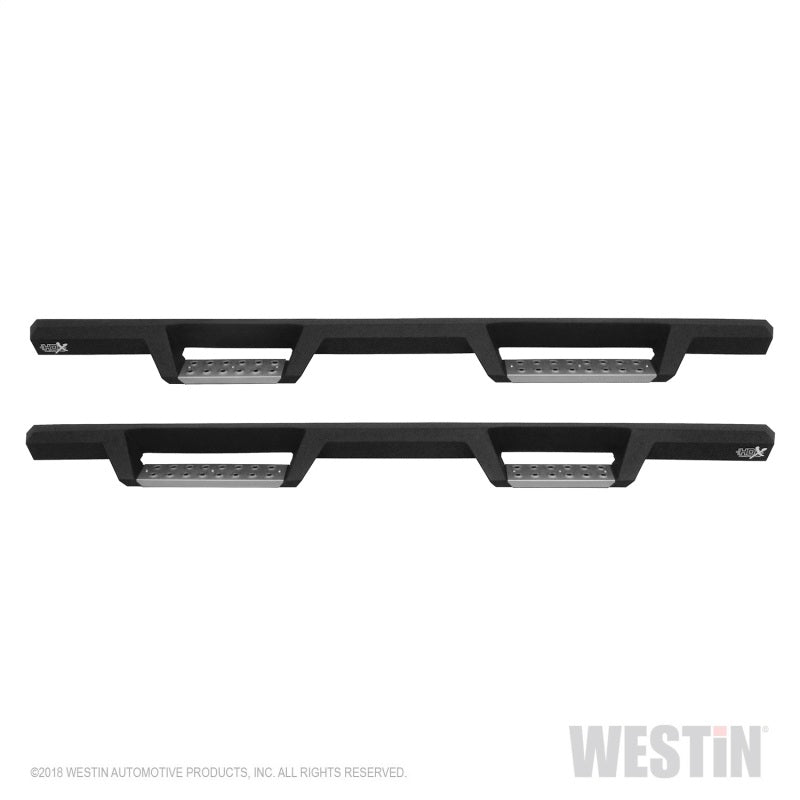 Westin 07+ Toyota Tundra DC HDX Stainless Drop Nerf Step Bars - Tex. Blk