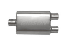 Load image into Gallery viewer, Gibson CFT Superflow Center/Dual Oval Muffler - 4x9x13in/3in Inlet/2.5in Outlet - Stainless