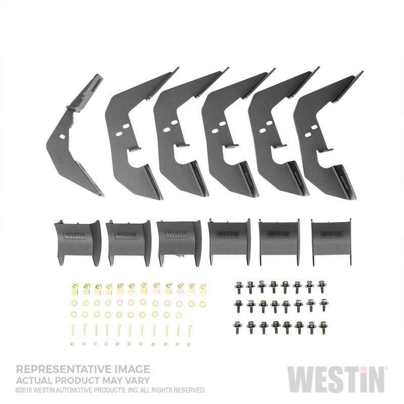 Westin Ford SuperCrew R7 Nerf Step Bars - Black