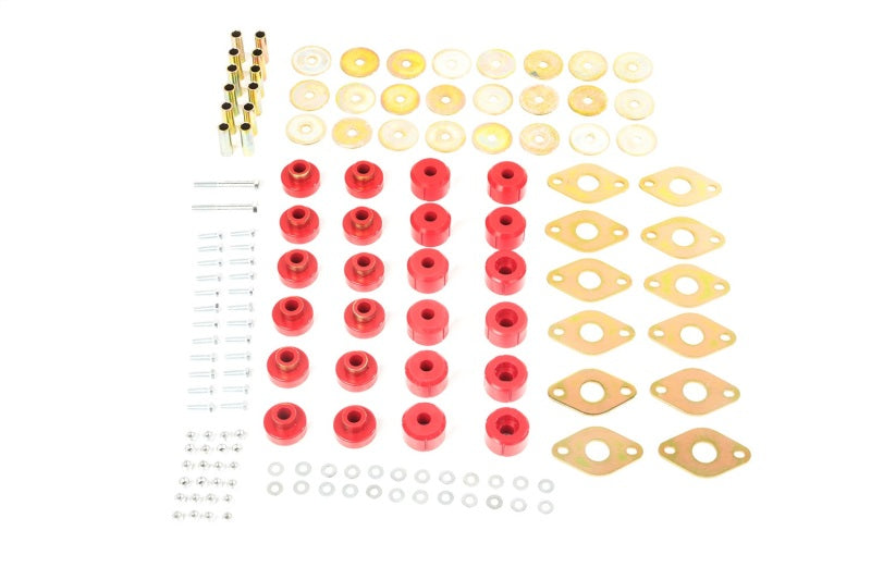 Rugged Ridge Body Mount Kit Poly 12 bushing Jeep Wrangler JKU