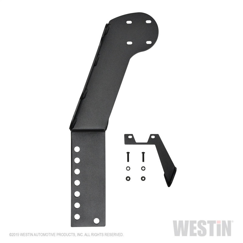 Westin 07+ Jeep Wrangler JK WJ2 3rd Brakelight / RotoPax Combo Mount - Textured Black