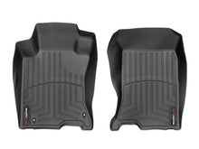 Load image into Gallery viewer, WeatherTech Honda Crosstour Front FloorLiner - Black (4WD; Hook Retention)