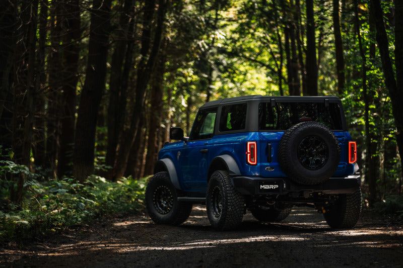 MBRP Ford Bronco 2.3L/2.7L Stainless Steel 3in Cat-Back, Single High Clearance Rear Exit
