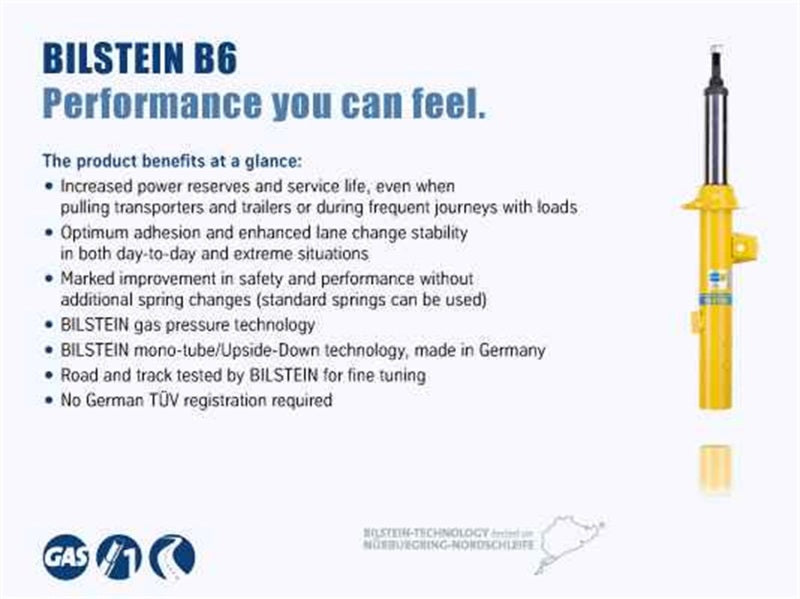 Bilstein B6 (HD) Series Freightliner X-Line Air/Powerline Rear 46mm Monotube Shock