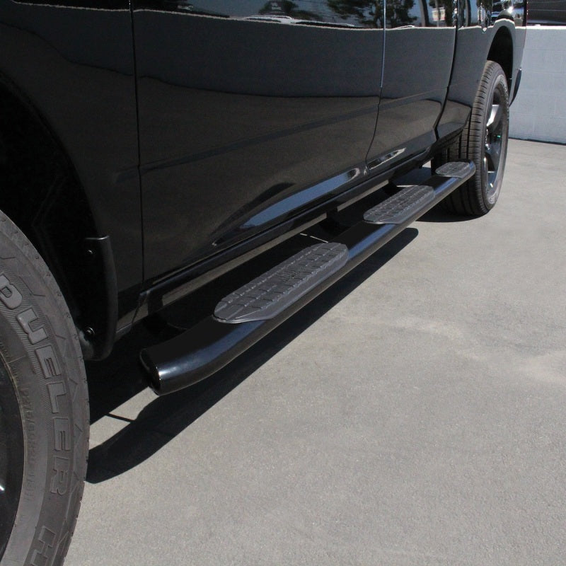 Westin 2009+ Ram/Dodge 1500 Quad Cab (6.5 ft Bed) PRO TRAXX 5 WTW Oval Nerf Step Bars - Black