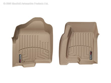 Load image into Gallery viewer, WeatherTech Chevrolet Silverado Crew Cab Front FloorLiner - Tan