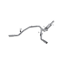 Load image into Gallery viewer, MBRP Dodge Ram Hemi 1500 5.7L SC/CC-SB Cat Back Dual Split Side