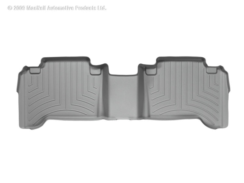 WeatherTech Toyota Tacoma Double Cab Rear FloorLiner - Grey