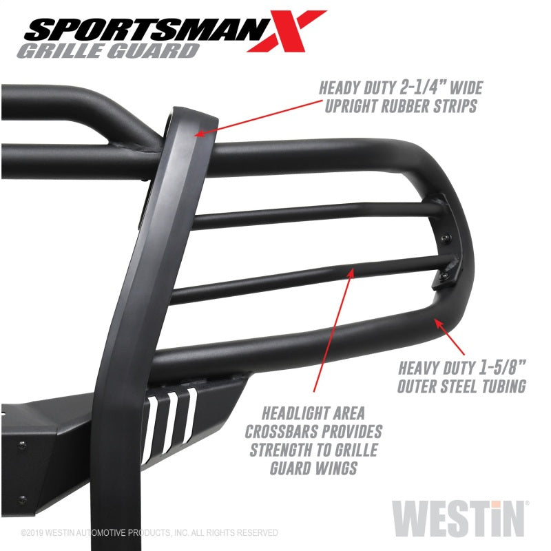 Westin 12+ Nissan Frontier Sportsman X Grille Guard - Textured Black